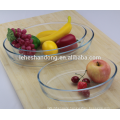 High borosiliacate Heat resistant glass fresh food bakeware &bins bake plate